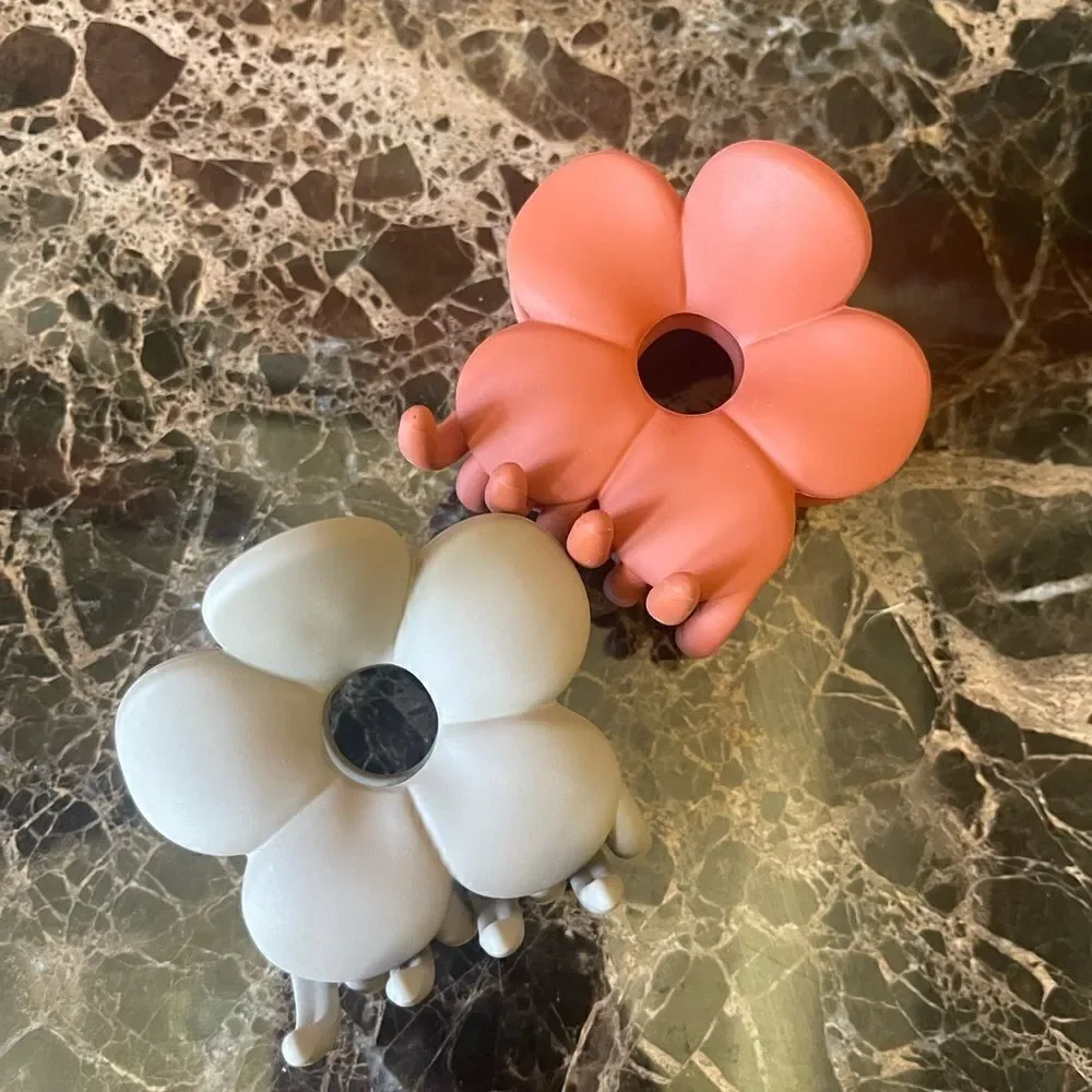 🎃 - ANTHROPOLOGIE Matte Art Flower Hair Clips!